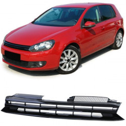 Maska chladiča bez loga čierna lesklá pre VW Golf 6 08-12