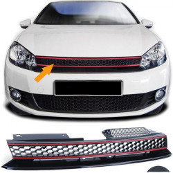 Maska chladiča sport bez loga pre VW Golf 6 taktiež GTI 08-13
