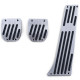 Pedále Set hliníkových pedálov pre manuál vhodné pre BMW E34 E39 E60 E61 E32 E38 E63 E64 | race-shop.sk