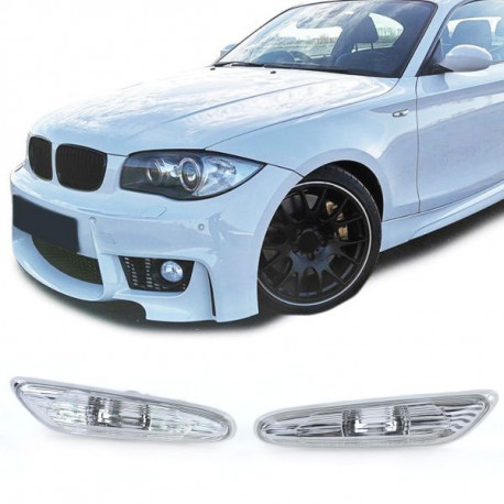 Osvetlenie Bočné smerovky Biele (pár) pre BMW 1 Series E81 E87 04-12 | race-shop.sk