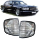 Smerovky čierna tmavé (pár) pre Mercedes S Class W126 79-91