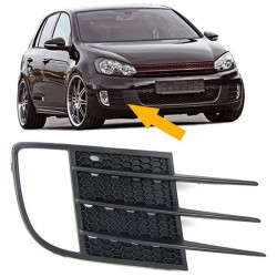 Mriežka hmlového svetla nárazníka pravá pre VW Golf 6 GTI 09-12